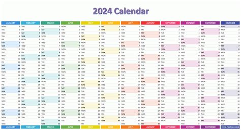 calendar 2024 excel|More.